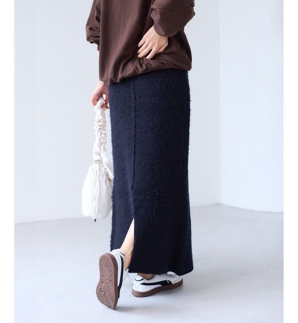 VIS「チェックアソートシャギーニットスカート/セットアップ対応」|スカート|