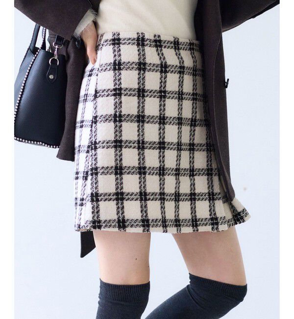 VIS「ロービングチェックミニスカート」|スカート|