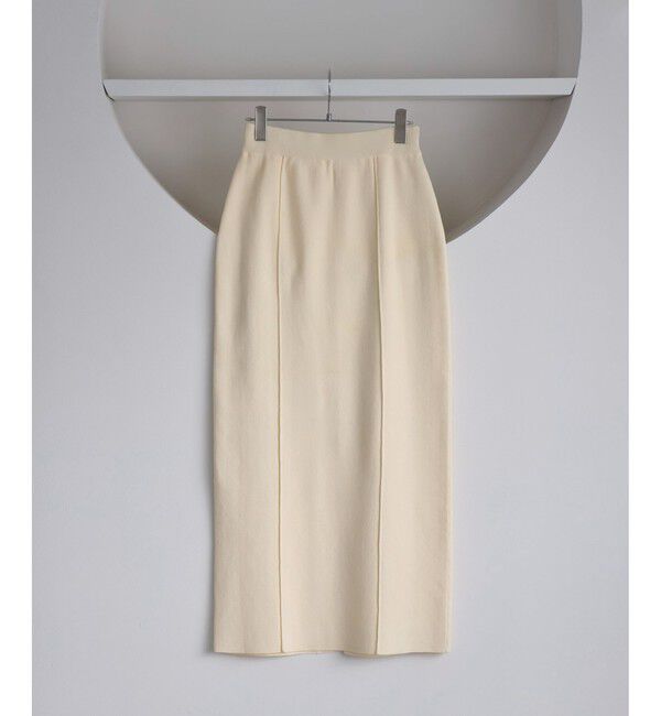 VIS「ピンタックデザインニットスカート」|スカート|