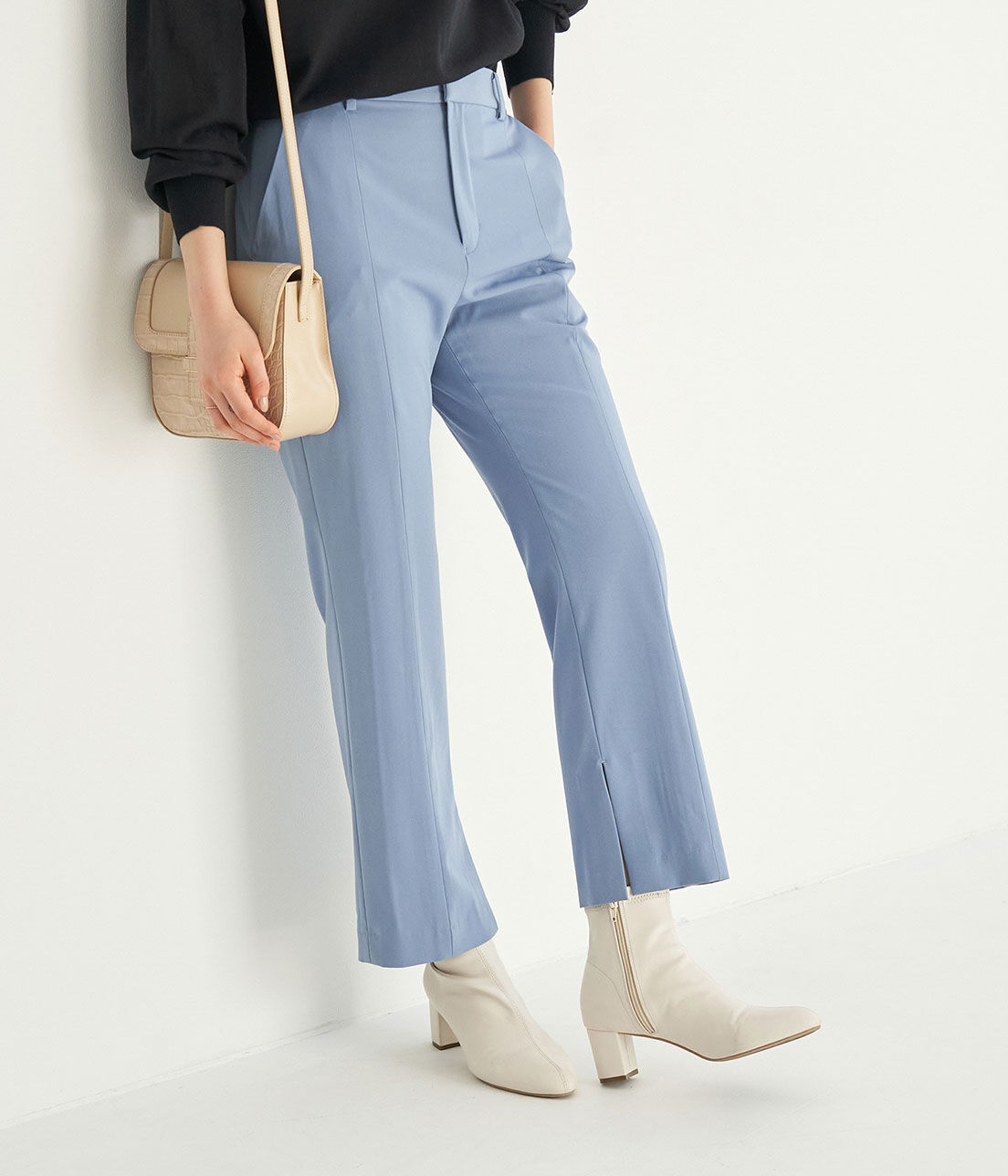 Rope&rsquo;Picnic「【emur】スリットテーパードパンツ」|その他|