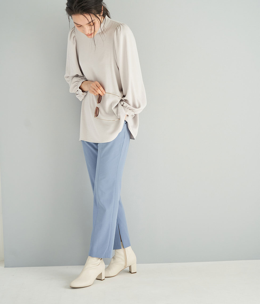 Rope&rsquo;Picnic「【emur】スリットテーパードパンツ」|その他|