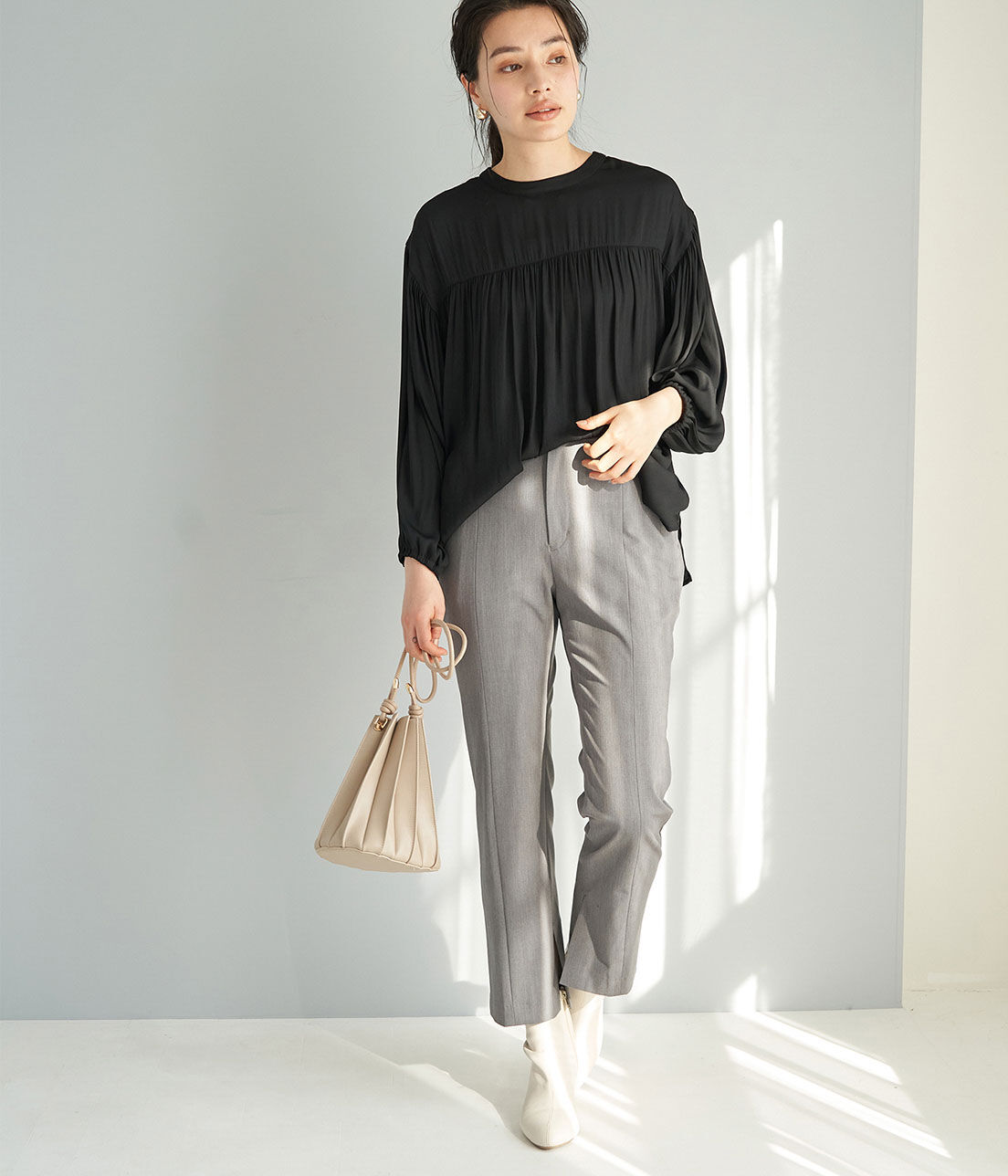 Rope&rsquo;Picnic「【emur】スリットテーパードパンツ」|その他|