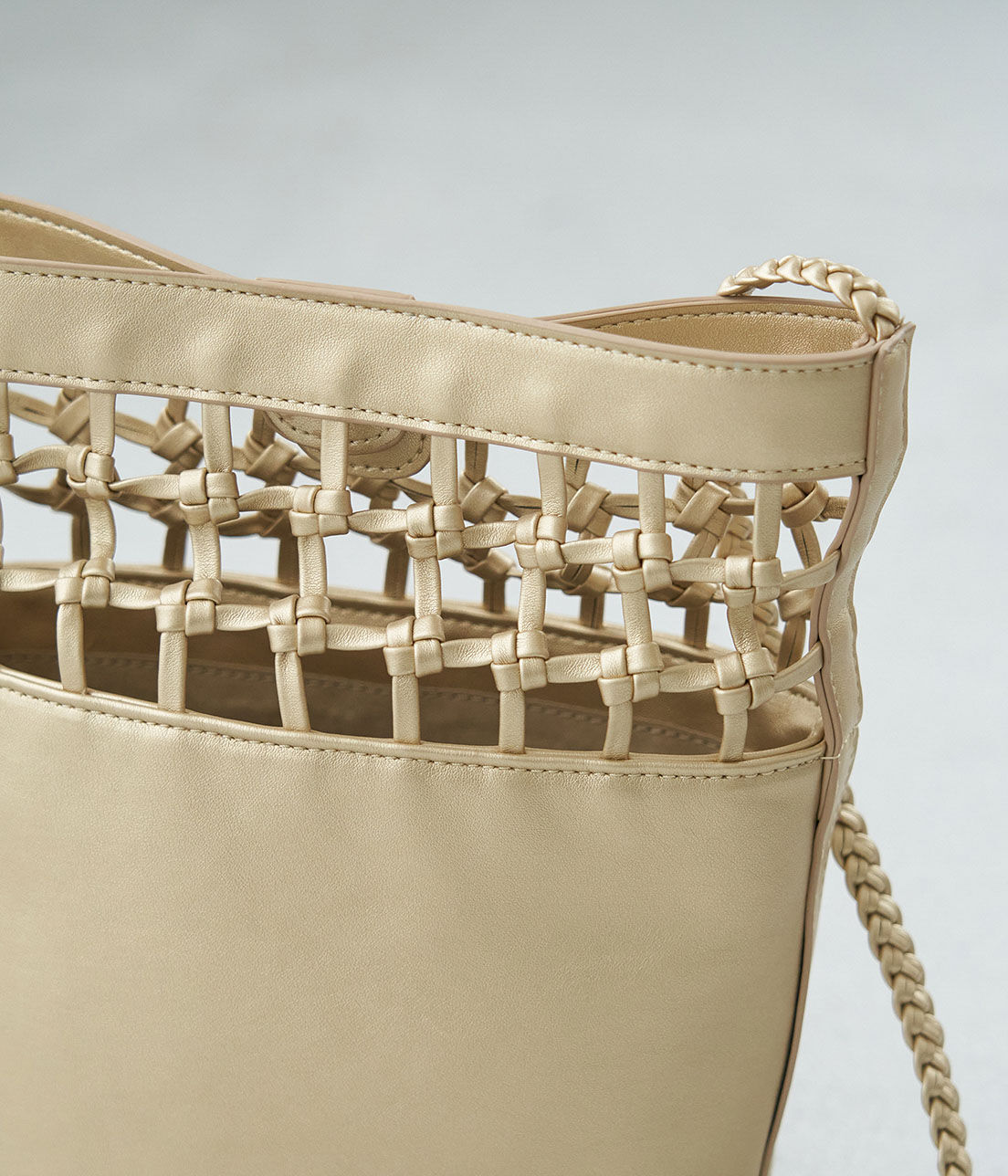 ROPE PICNIC PASSAGE「ハンドメッシュコンビバケットショルダーバッグ」|ショルダー・メッセンジャー|