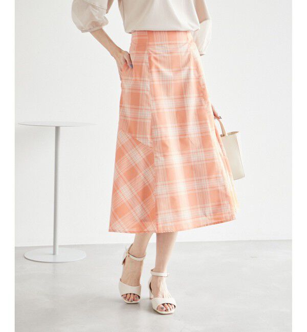 Rope&rsquo;Picnic「チェックボリュームスカート」|スカート|