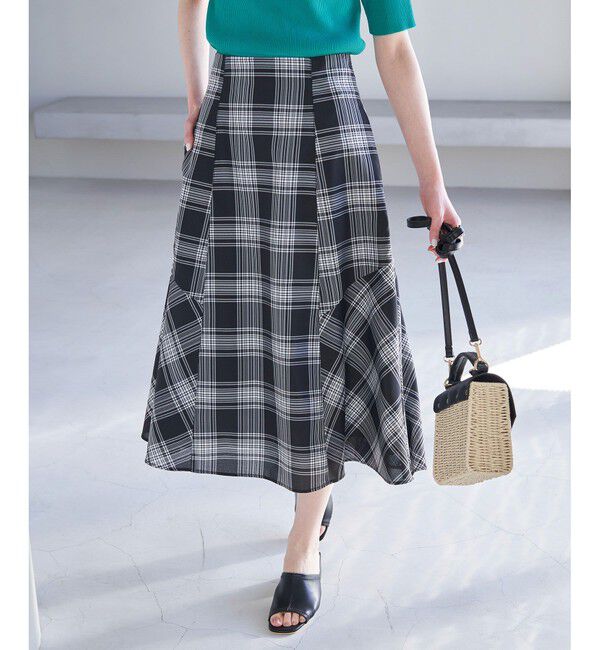 Rope&rsquo;Picnic「チェックボリュームスカート」|スカート|