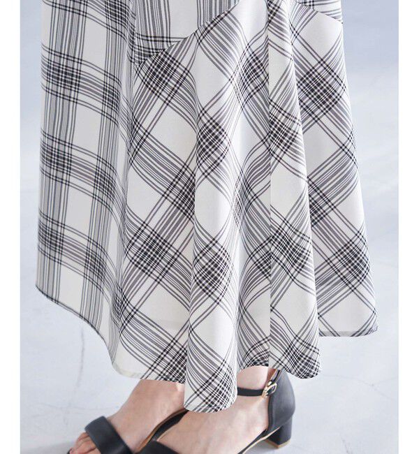 Rope&rsquo;Picnic「チェックボリュームスカート」|スカート|