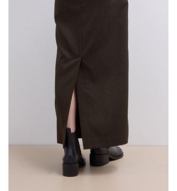 ADAM ET ROPE'「【WEB限定】サイドラインツイードスカート」|スカート|