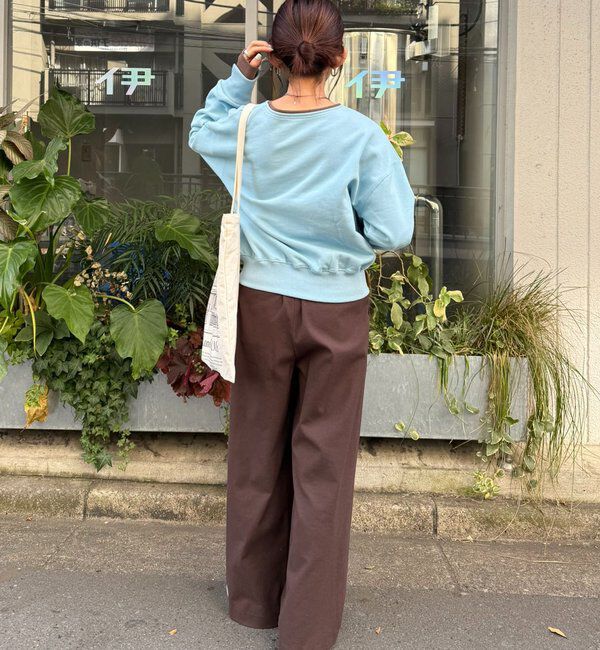  「【インフルエンサー@asamin企画】レイヤード風スウェット」|Tシャツ・カットソー|