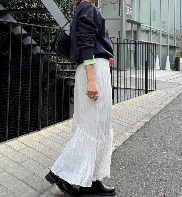  「【インフルエンサー@asamin企画】レイヤード風スウェット」|Tシャツ・カットソー|