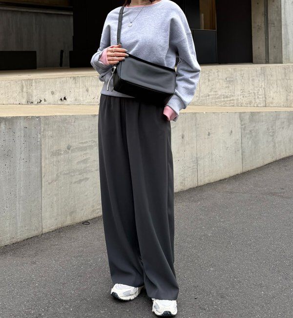  「【インフルエンサー@asamin企画】レイヤード風スウェット」|Tシャツ・カットソー|