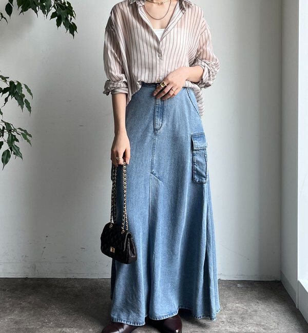  「シアーストライプシャツ」|シャツ・ブラウス|