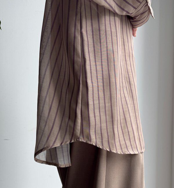  「シアーストライプシャツ」|シャツ・ブラウス|