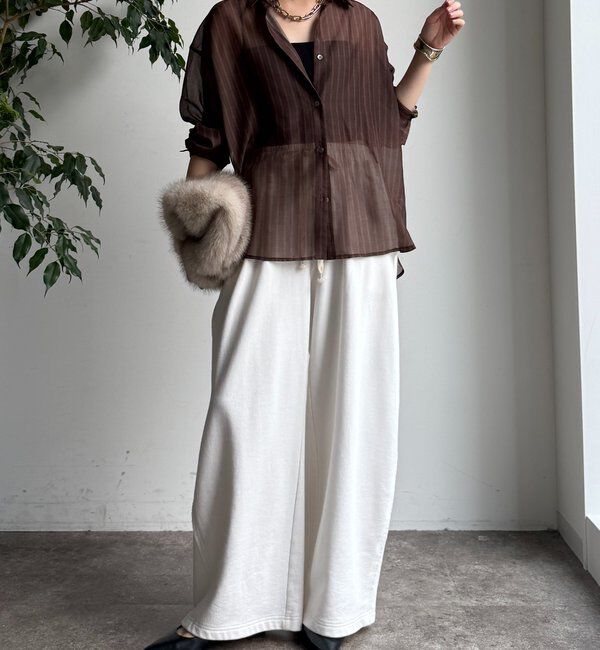  「シアーストライプシャツ」|シャツ・ブラウス|