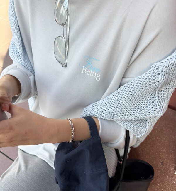  「【インフルエンサーSAKURA企画】ミニダンボールロゴロンTEE」|Tシャツ・カットソー|ライトグレー