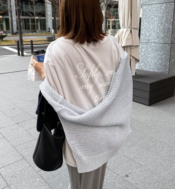  「【インフルエンサーSAKURA企画】ミニダンボールロゴロンTEE」|Tシャツ・カットソー|