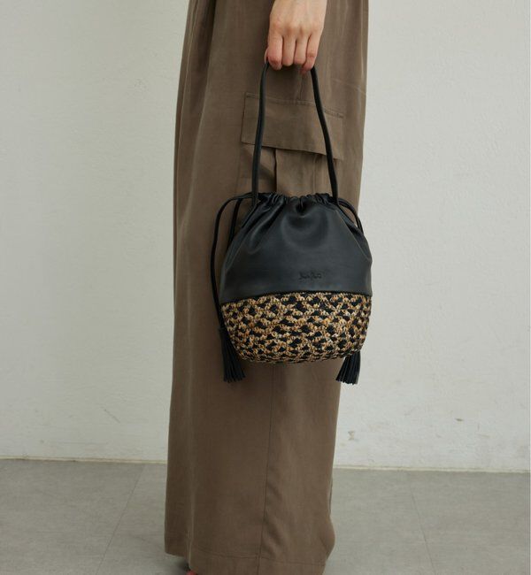  「【Jhuri Shate】ドローストリングバッグ」|トートバッグ|