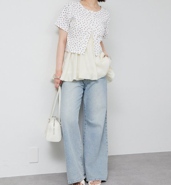  「【新色ブルー登場！】フレアデニム」|デニム|