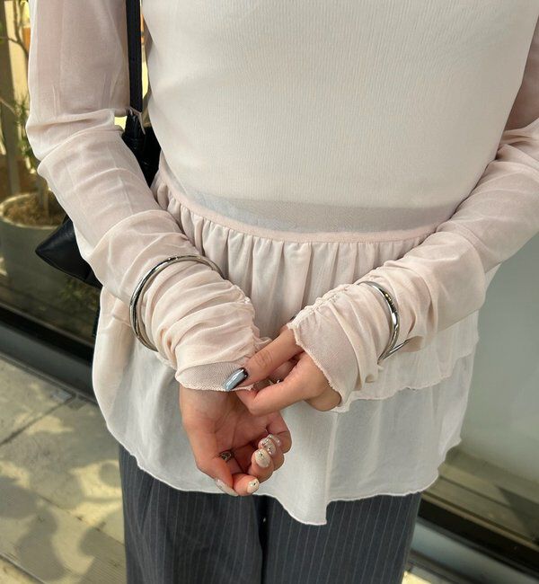  「ドットティアードプルオーバー」|Tシャツ・カットソー|