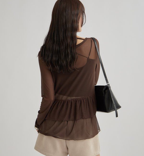  「ドットティアードプルオーバー」|Tシャツ・カットソー|