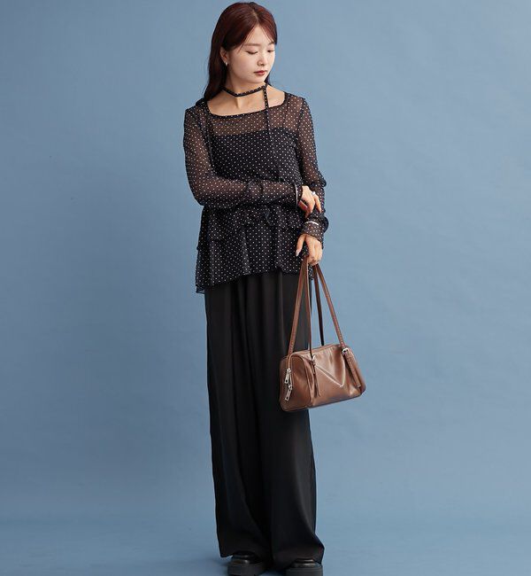  「ドットティアードプルオーバー」|Tシャツ・カットソー|