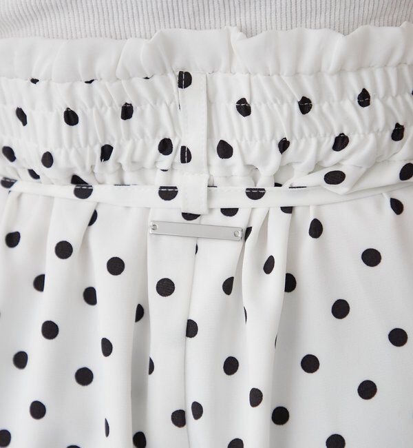  「ドットWベルトパンツ」|チノ|