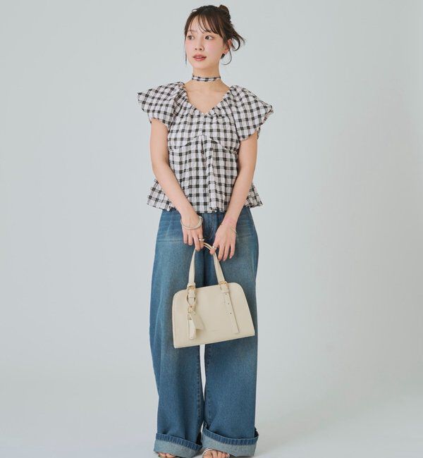  「【@sktnnm企画】リップチャーム付きminiボストンBAG」|トートバッグ|