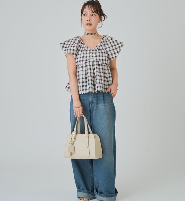  「【@sktnnm企画】リップチャーム付きminiボストンBAG」|トートバッグ|