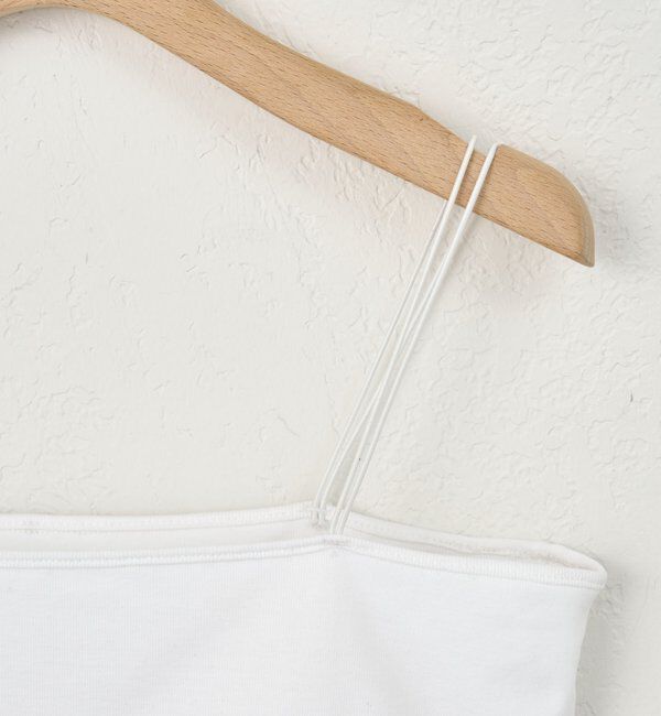  「ダブルストラップカップ付きキャミ」|キャミソール|