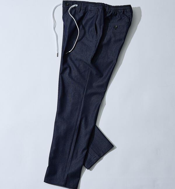 ABAHOUSE「【セットアップ対応】デニムライクツイル テーパード イージーパンツ」|その他|