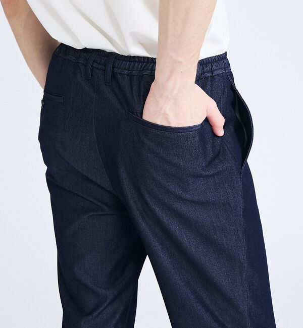 ABAHOUSE「【セットアップ対応】デニムライクツイル テーパード イージーパンツ」|その他|