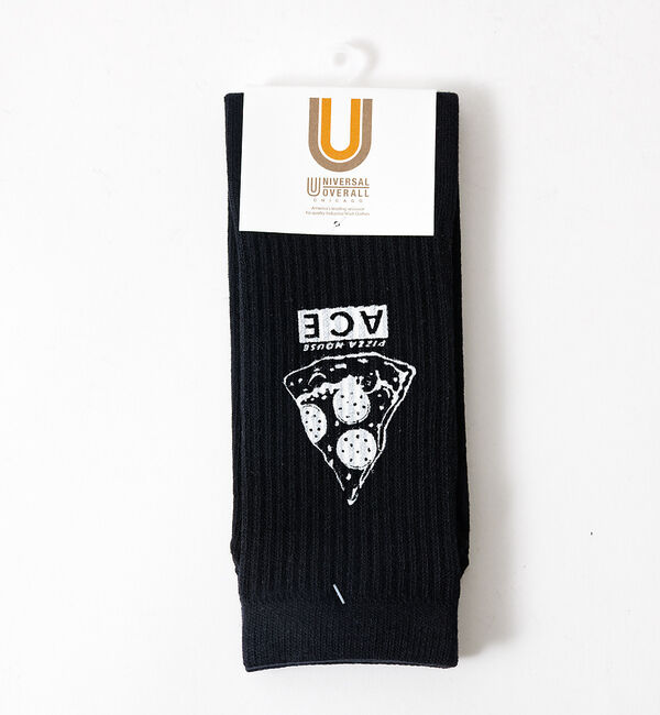Rouge vif「【UNIVERSAL OVERALL/ユニバーサルオーバーオール】キューブソック」|ソックス|ブラック