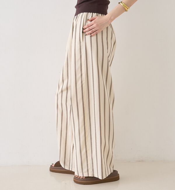 Rouge vif「ストライプイージーパンツ/ウエストゴム」|その他|