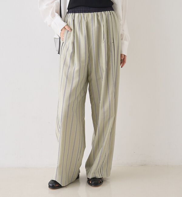 Rouge vif「ストライプイージーパンツ/ウエストゴム」|その他|