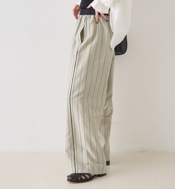 Rouge vif「ストライプイージーパンツ/ウエストゴム」|その他|