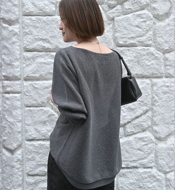 qualite「【大人気アイテムが進化して新登場！】camifine ニットプルオーバー」|Tシャツ・カットソー|