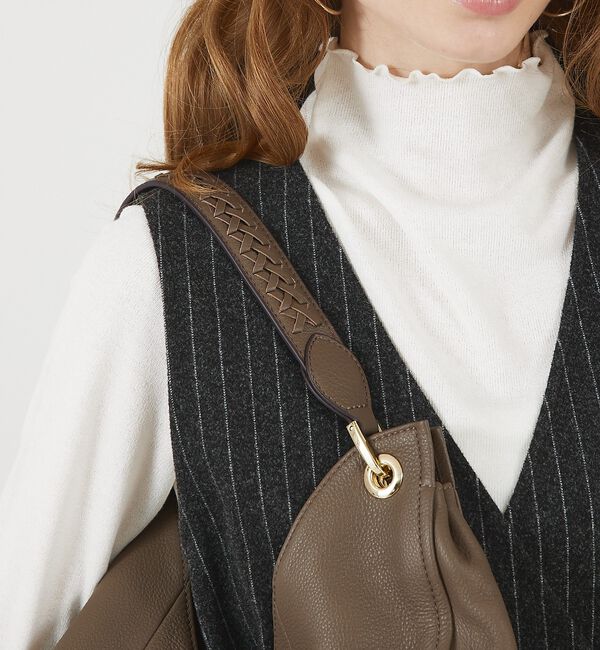 LOWELL things「【再入荷】Valley/かがりレザーワンショルダー」|ショルダー・メッセンジャー|