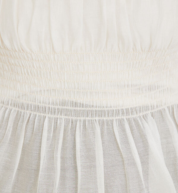 SELFIST「シャーリングシアーブラウス」|シャツ・ブラウス|