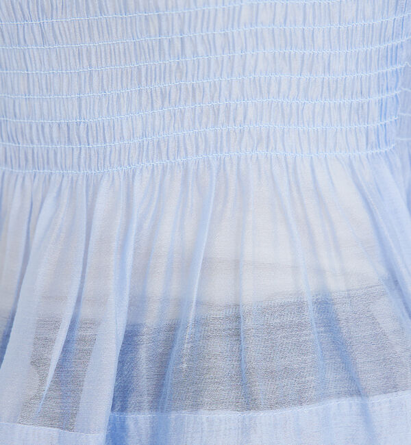 SELFIST「シャーリングシアーブラウス」|シャツ・ブラウス|