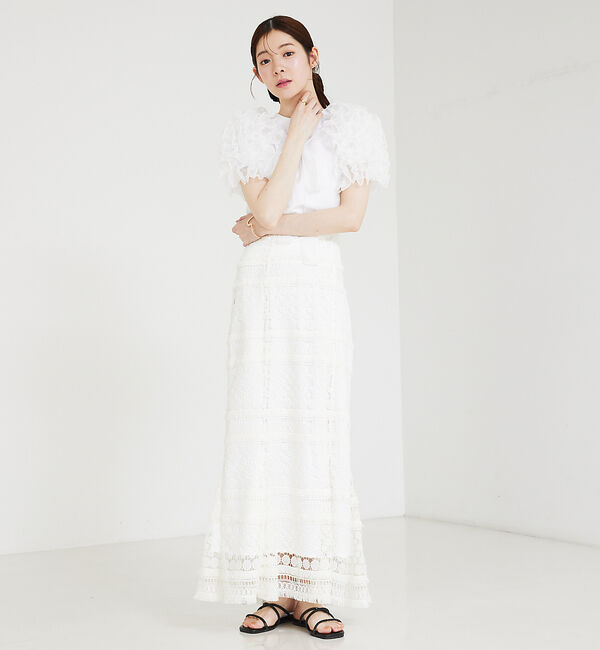 SELFIST「ケミカルレースマーメイドスカート」|スカート|