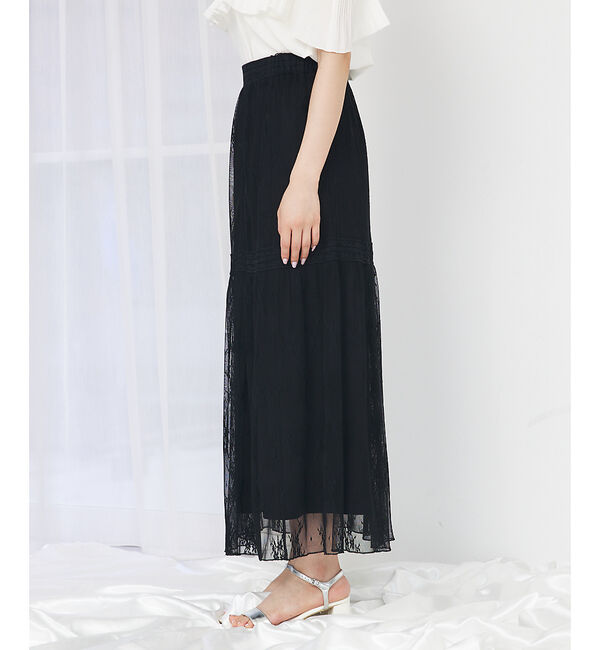 SELFIST「レースロングスカート」|スカート|