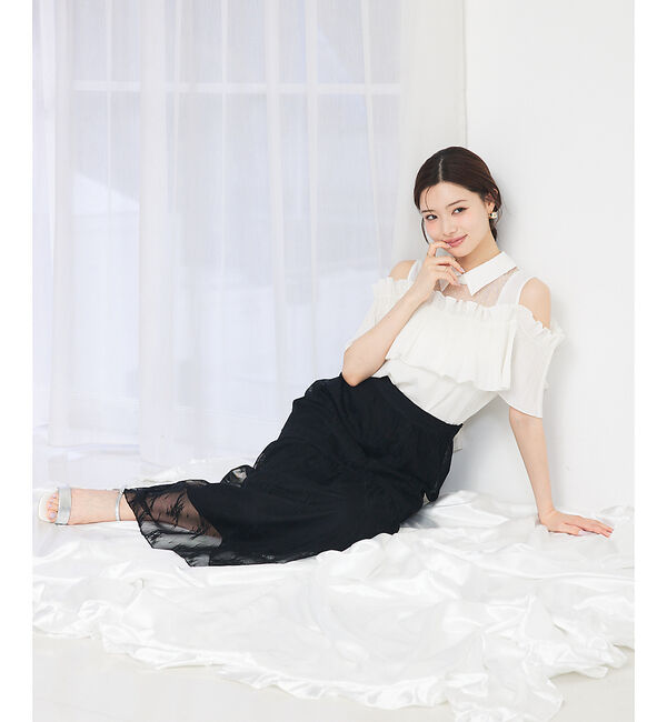 SELFIST「レースロングスカート」|スカート|