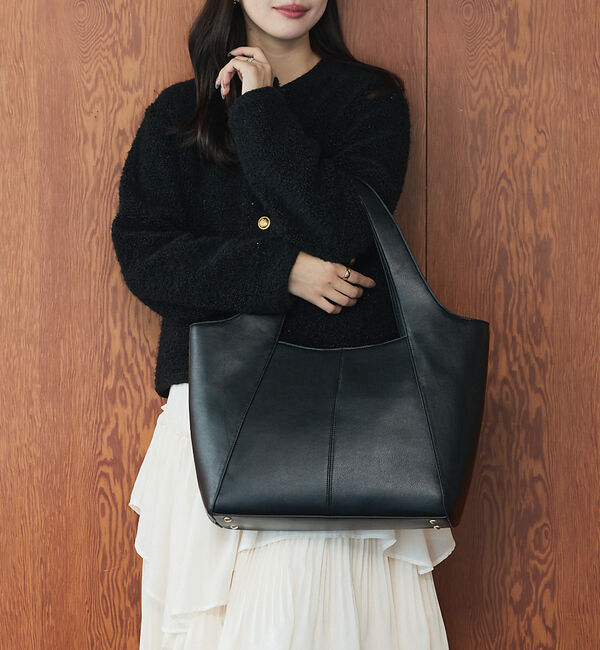 LOWELL things「【予約/kariさんコラボ】ポーチ付き多機能オープントート/A4/通勤/16イン」|トートバッグ|