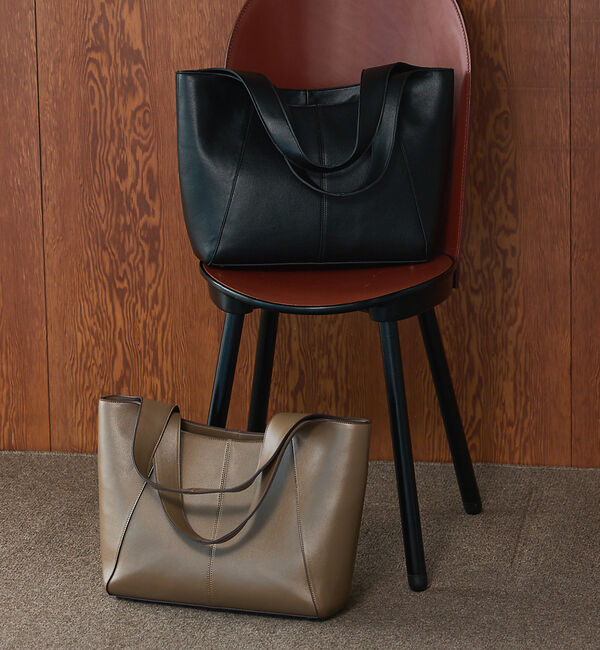 LOWELL things「【予約/kariさんコラボ】ポーチ付き多機能オープントート/A4/通勤/16イン」|トートバッグ|