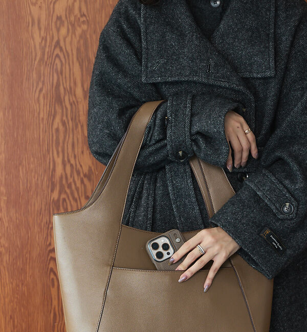 LOWELL things「【予約/kariさんコラボ】ポーチ付き多機能オープントート/A4/通勤/16イン」|トートバッグ|