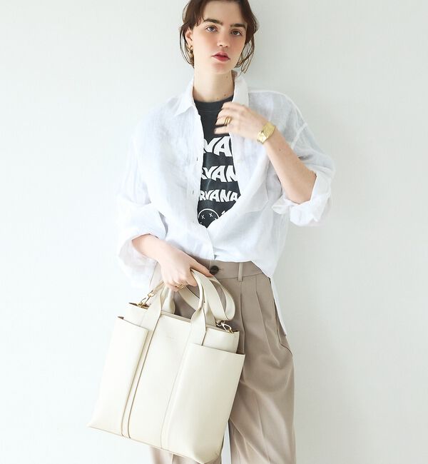 LOWELL things「Ordi/ダブルポケット2WAYトートL」|トートバッグ|