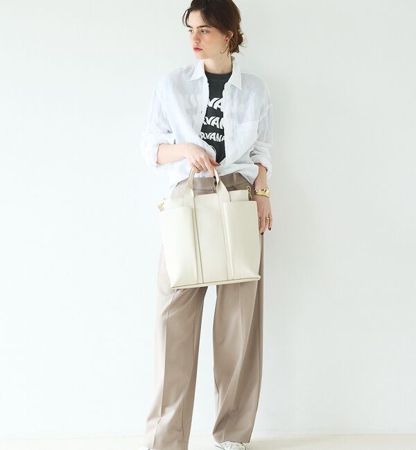 LOWELL things「Ordi/ダブルポケット2WAYトートL」|トートバッグ|