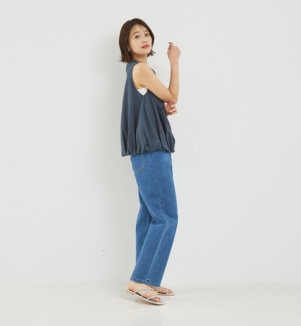 abahouse mavie「ノースリバルーンブラウス」|シャツ・ブラウス|