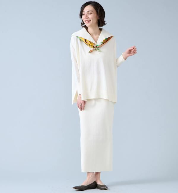 Liesse「ビックカラーワイドニット」|ニット・セーター|