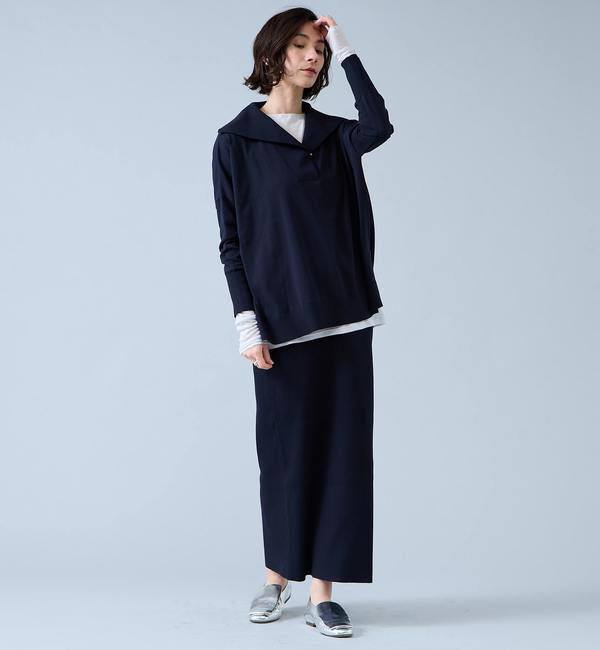 Liesse「ビックカラーワイドニット」|ニット・セーター|