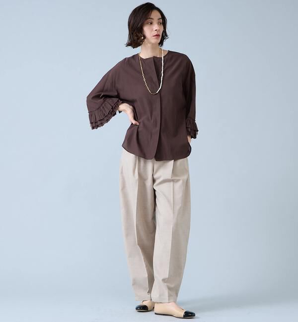 Liesse「麻調カーブパンツ」|その他|